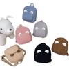 Plush Backpack Women's Bag Autumn and Winter New Cute Bear Ear Backpack Girls Parent-child Bag