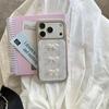 Electroplated Floral Bow iPhone 14/13 Pro Max Anti-Fall Case