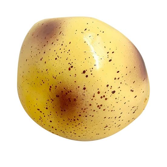 Stress Relief Toy Realistic Mashed Potato Skin Soft Filled Fidget Toy Slow Recovery Dough