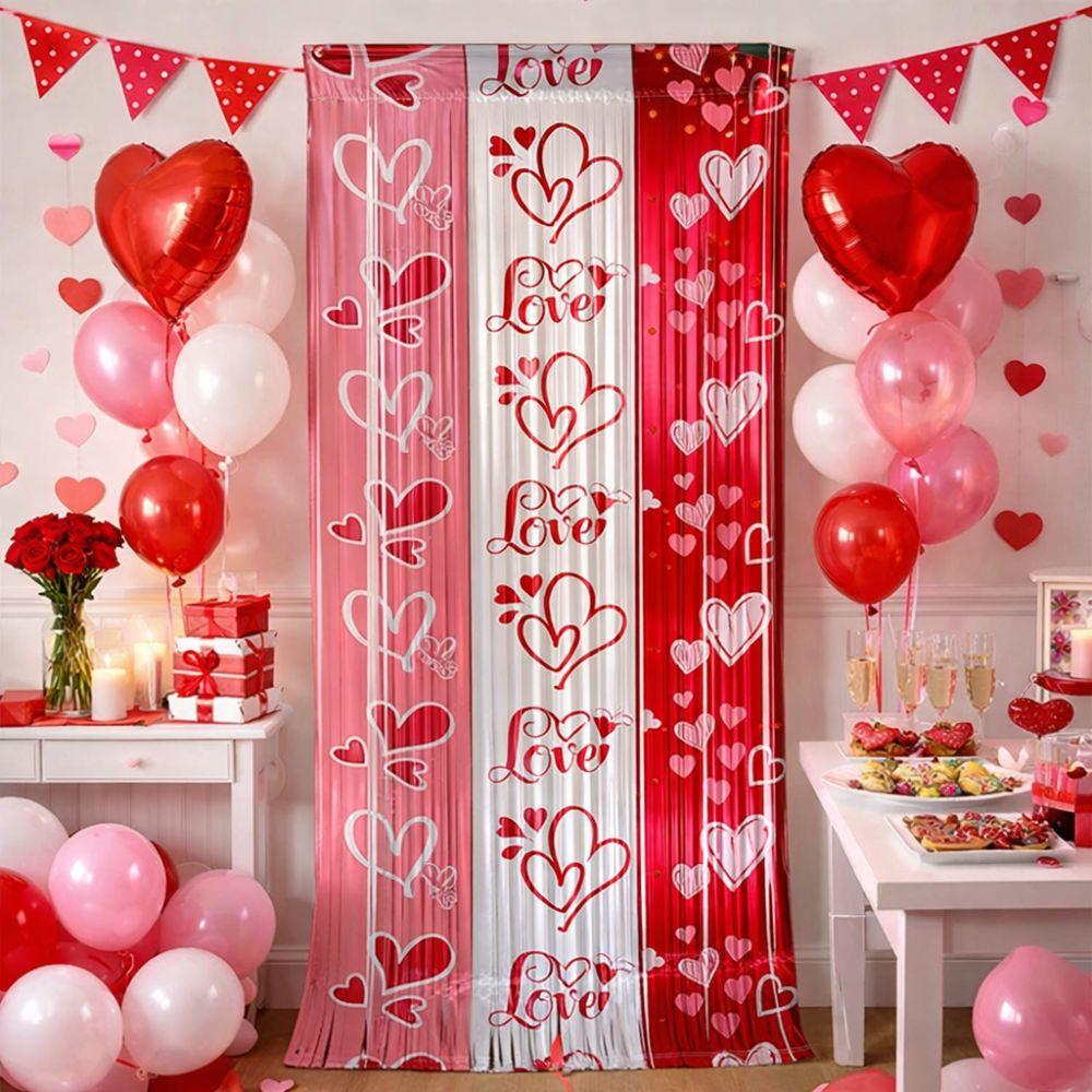 1×2 cm Srdcový závěsný závěs Třpytivý závěs Láska Pozadí pro fotografie Dekorace Narozeninová oslava