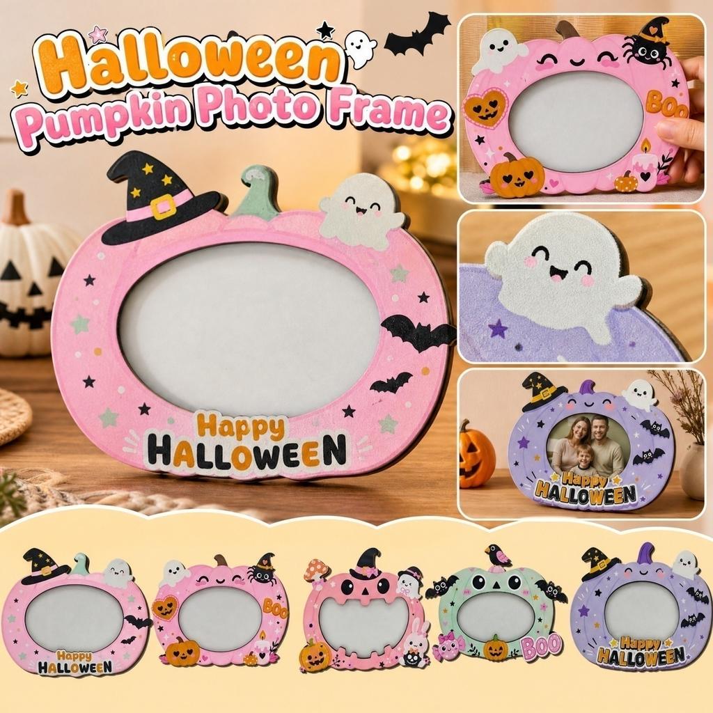 Halloween Wooden with Pumpkin and Design for Holiday Home Decor
