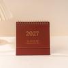 Portable 2027 Desktop Desk Calendar Standing Flip Calendar Academic Planner  Office Supply