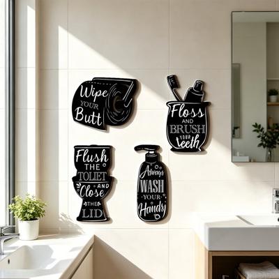 Duvar çıkartmaları – Banyo ve Tuvalet Duvar Çıkartmaları