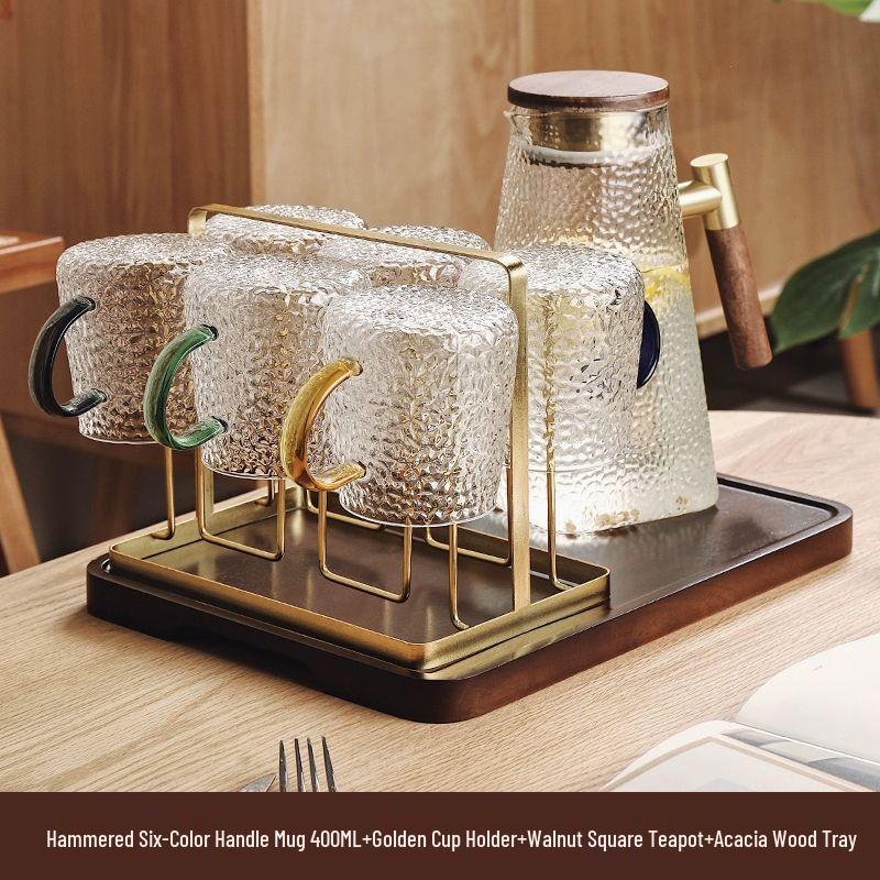 Heat-Resistant Glass Tea and Water Cup Set