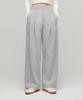 MUSINSA STANDARD WOMAN Women'S Double Knit Two-Tuck Wide Lounge Sweatpants [Medium Grey]