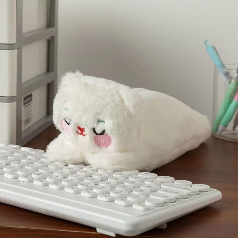 Animal Doll Kitten Plush Pencil Case Large Capacity Stationery Storage Bag  Stationery