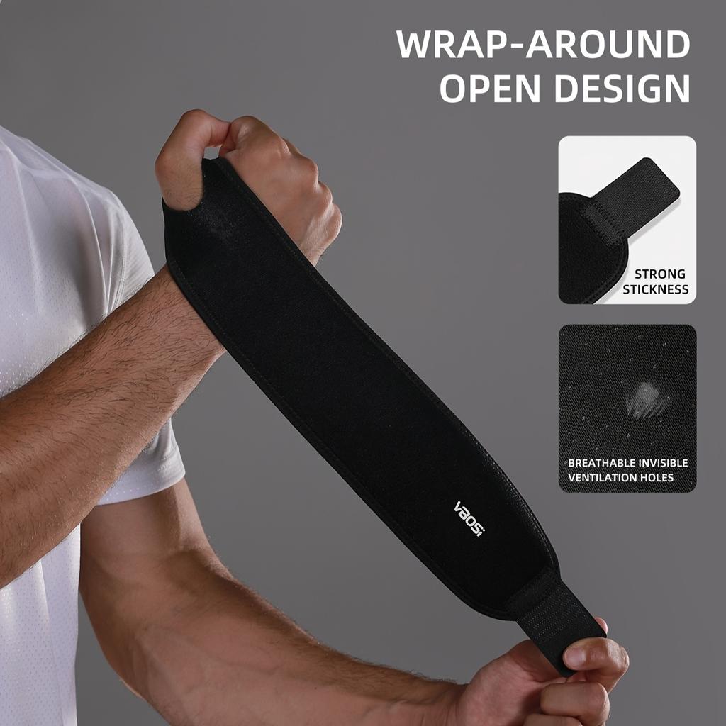 1 Piece Neoprene Breathable Adjustable Wrist Support Wraps for Weightlifting Kettlebell