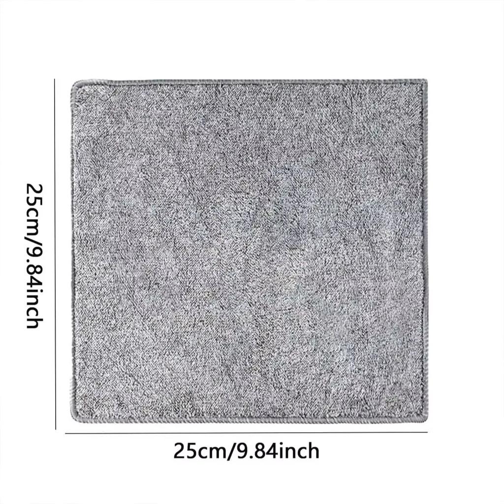 5 Stück - Verdicktes Magisches Reinigungstuch Mikrofaser Glasputztuch Wiederverwendbare Waschbare Fusselarme Putzlappen für Küche Glas Auto