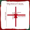 Cabinet Door Ribbon Bow Xmas Tree Red Ornament Decorative Festival Wrapping Decorations Front