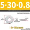 Extra Large Galvanized Metal Flat Washer - Thickened Round Screw Washer M6-M16