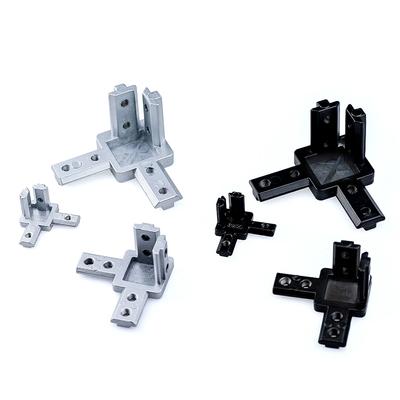 8 tk/partii Openbuilds 3-suunaline otsa nurgaklambri konnektor alumiiniumist ekstrusioonprofiili 3030 4040 seeria V pesa kruvidega
