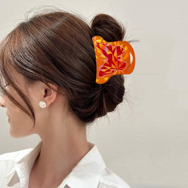 Light Shadow Hair Pin Mold Silicone Resin Epoxy Barrette Mold Grasping Clip Mould for DIY Crafts Making Accessories