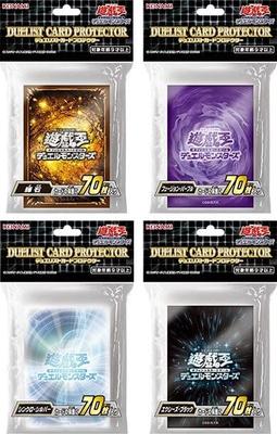 Japanese Version Duelist Card Protector Set of 4 Card Sleeves Xyz Black Synchro Silver Fusion Purple Pyroclastic Cards Mini Size Yu-Gi-Oh! 2022 / / /