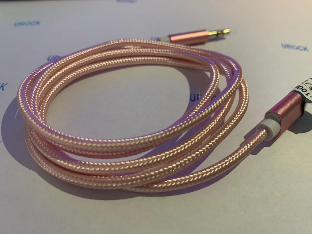 1M för belysning till AUX-kabelvagnskonverterare 3,5 mm uttag hane-kabel Hörlurar Aux Line-hörlurar Ljudadapter för iPhone iPad IOS
