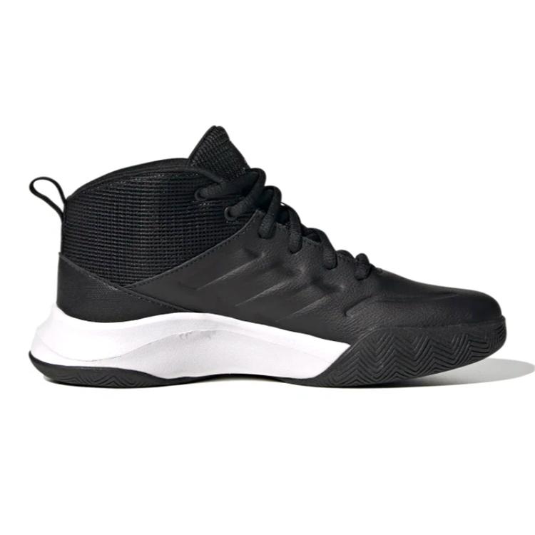New Adidas Own The Game Wide K 'Black White' FV9451