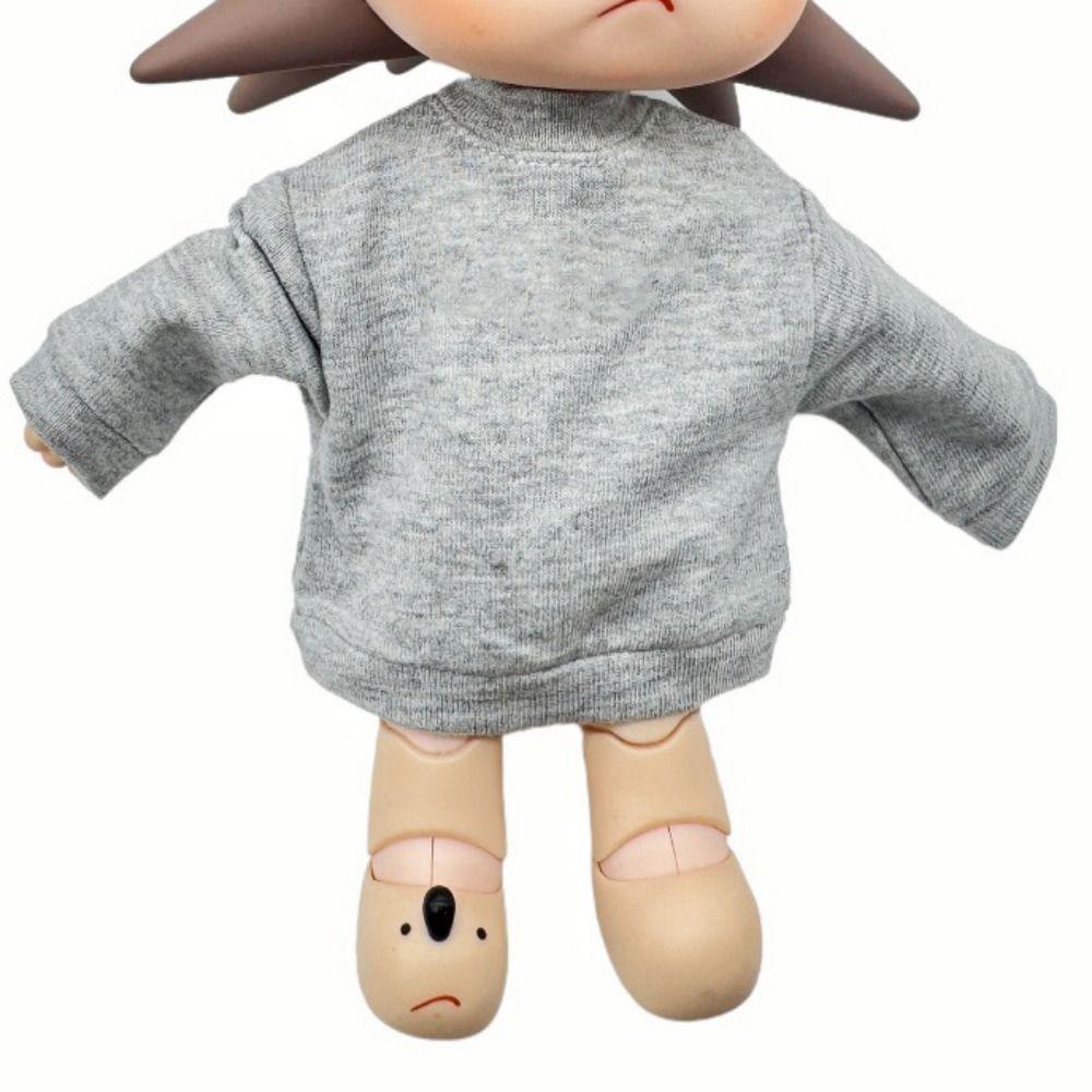 Cute Sweatshirt Clothes Multicolors Cartoon Doll Dress Up Decorations  For 1/8 Dolls