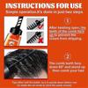 1-3X 2-In-1 Hair Wax Gel With Comb Long-lasting Fluffy Hair Men Hair Styling Gel Tool