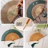 [Sarkovos] Women's Folding Fan, Natural Bamboo, Japanese Style, for Yukata and Summer Kimono, Heatstroke Prevention, Handmade, High-Quality Summer