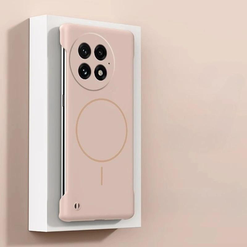 Husă Magnetică Fără Ramă Rezistentă la Șocuri Pentru OnePlus 13R 13 12R Ace 5 Pro Ace 3Pro Încărcare Wireless Magsafe Ultra Subțire Husă Dură PC