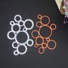 Šablona Multi Circles Vykrajovací matrice pro výrobu přáníček Embosování Scrapbooking Řemeslo