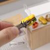 1:12 1:6 Dollhouse Miniature Metal Tongs Food Clip Bread Tongs Model Tableware Cookware Kitchen Utensils Tools Kids Toys