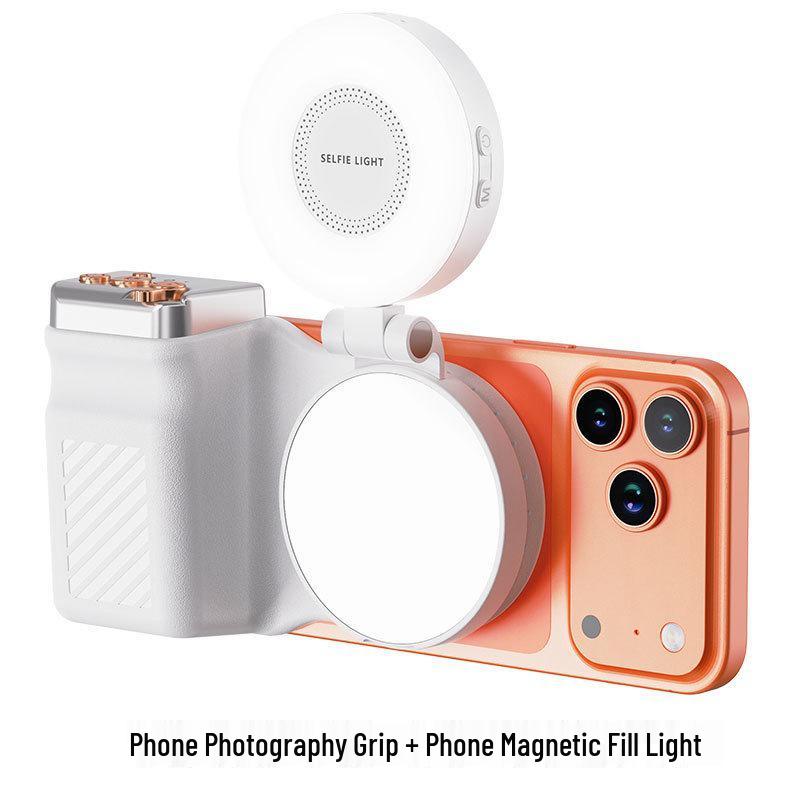 Bluetooth Magnetic Selfie Stick & Stabilizer with Remote Control for Universal Phone Vlogging