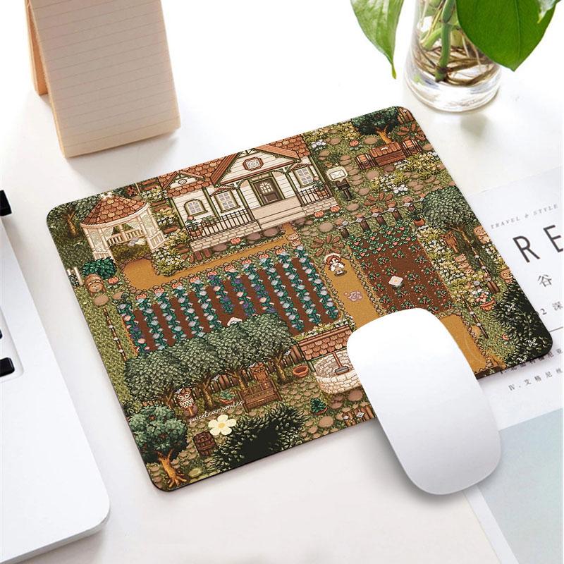 Stardew Valley Mauspads Kleine Mauspads Gamer PC Mauspads Sakura Computertischmatte Maus Teppich Gaming für Maus Tastatur Pads