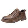 Primavera e Outono Luxo Masculino Casual Sapatos de Couro Negócios Escritório Oxford Sapatos Antiderrapante Resistente ao Desgaste Tênis de Corrida