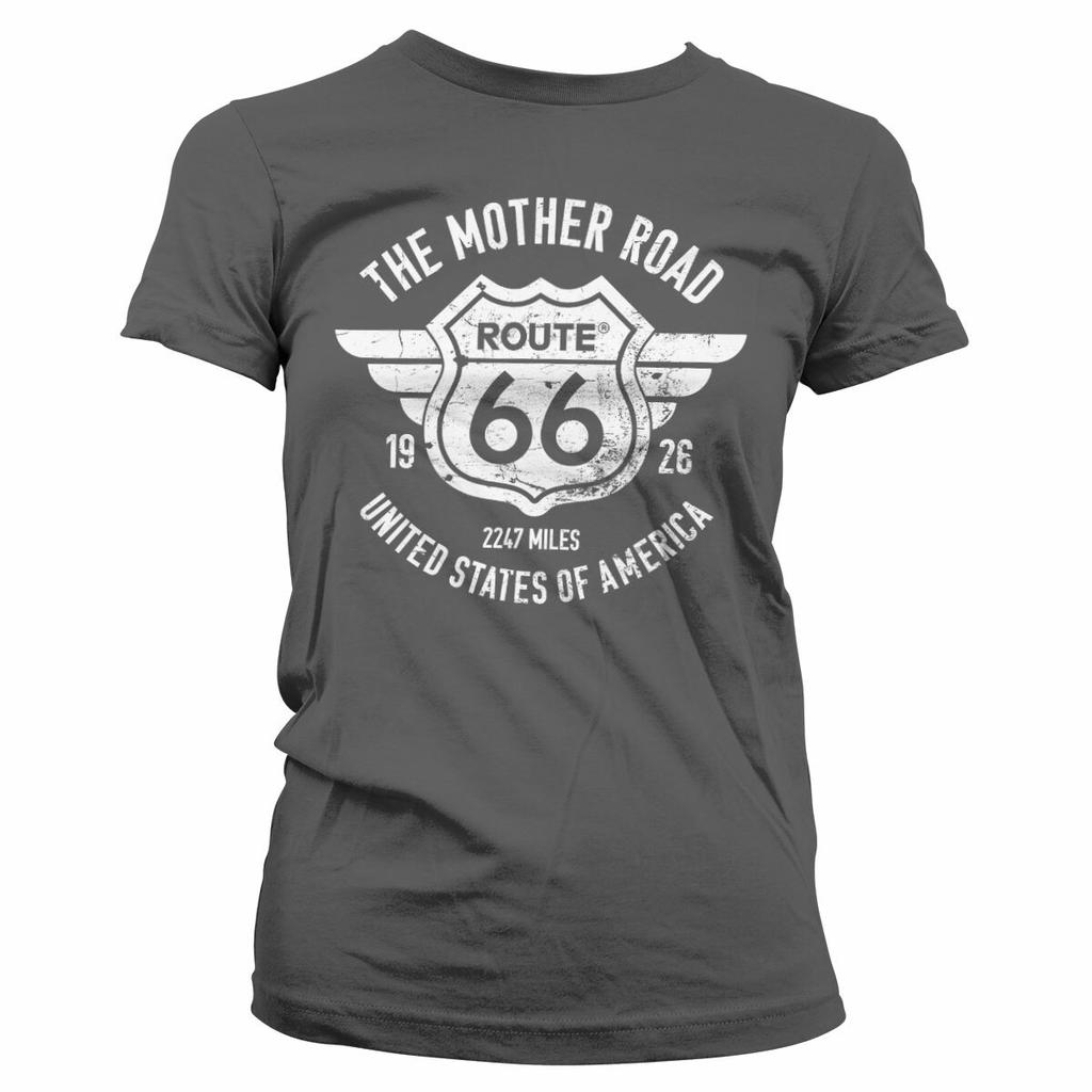 Officially Licensed Route 66 The Mother Road Women T-Shirt S-XXL Sizes
