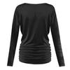 Women's Fashionable Daily Loose Fitting Casual Fashion Pleated V-neck Top Paired With Short Sleeves Of Pants And Skirt