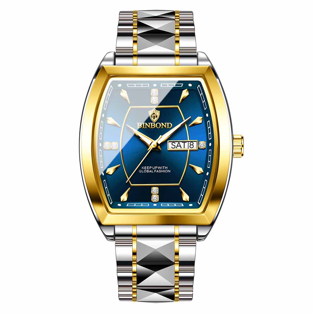 Men's Waterproof Luminous Running Alarm Clock Watch