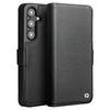 Coques de smartphone intelligentes Qialino en cuir véritable pour Samsung Galaxy S24 S23 S22 Plus Coque de téléphone légère avec étui Smart View