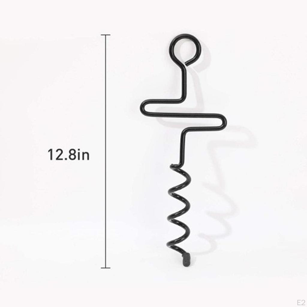 1 Piece Trampoline Stake Fitments Stable Pegs Sturdy Fixed Screw Type Ground Nail Spiral