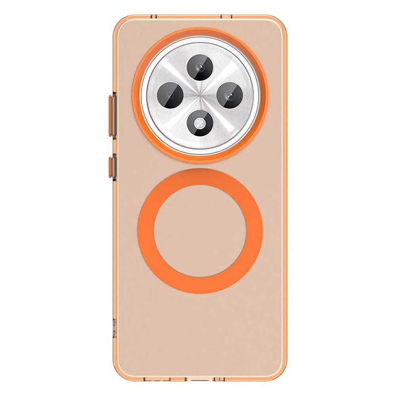 For OPPO Reno 12F Candy Color For Magsafe Wireless Charge Magnetic Case For OPPO Reno 12F Shockproof Soft Cover Funda