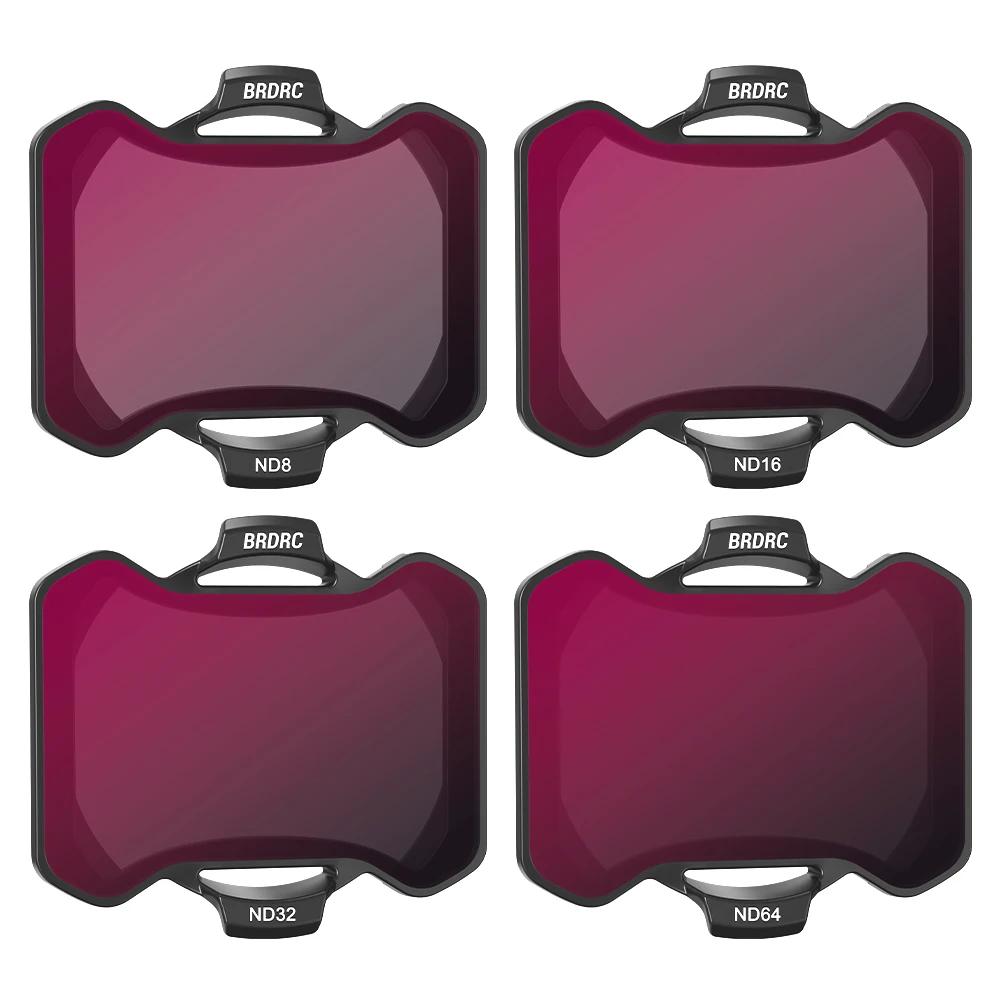 BRDRC Lens Filters Set  for DJI Avata 2 Drone UV/CPL/ND 8 15 32 64 Neutral Density Optical Glass Quick Release Accessories
