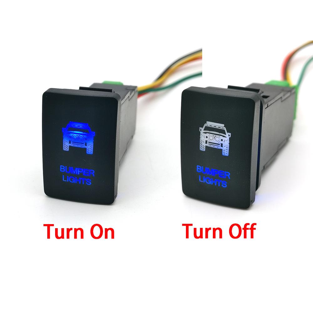 Toyota Blue Anti-skid Off-Camera Roof Spotlight Switch Kit