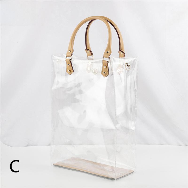 

«Ремешок для сумки из ТПУ и аксессуары»: Старый бумажный пакет для цветов, подарочный пакет своими руками, прозрачный материал, плечевой ремень