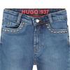 Jeans lisos de mezclilla para niño Hugo
