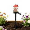 Solar LED Mushroom House Statue Decor Lamp Easy To Install Landscape Light for Patio Pathway Yard Holiday Gifts Travel Outing