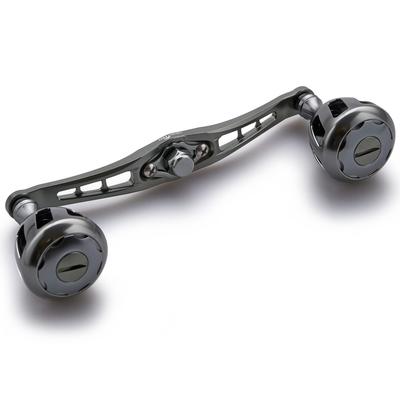 HEIGHTEN 120mm Reel Handle with 32mm Compatible with and Abu Garcia Baitcasting Wheel Series Knob, Shimano, Daiwa, Reels, (Gunmetal) (HT10201)