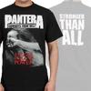 2026 Nueva Banda Verano Moda Camiseta de Moda Pantera Llamas Logo de Banda Camiseta Casual para Hombres y Mujeres Top Manga Corta Ropa Casual