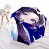 1pc Outdoor Umbrella with Anime Character Design - Automatic Opening/Closing, Portable 3-Fold Design, 8-Bone Iron Frame - Perfect Gift for Fans,