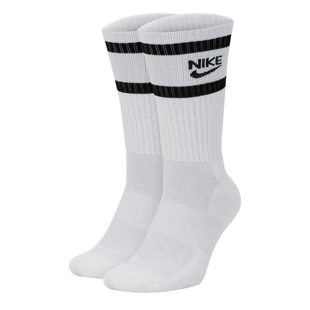 Nike Unisex Adult Heritage Embroidered Logo Crew Socks (Pack of 2)