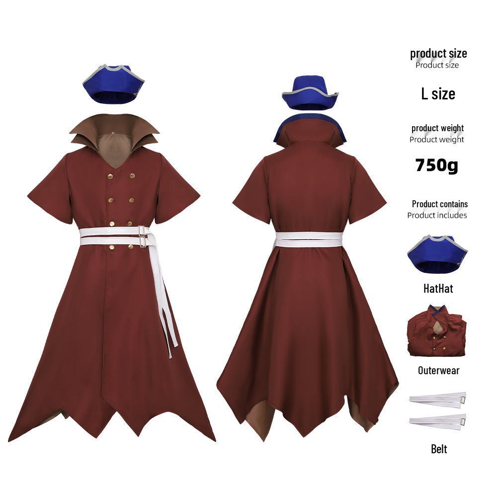 Cross Stone Era Seven Seas Dragon Water Costume for Anime Cosplay and Halloween