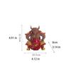 Ceramics Bull Demon King Statue Chinese mythology Characters from TV's Journey to the West Home, Office Decoration Accessories