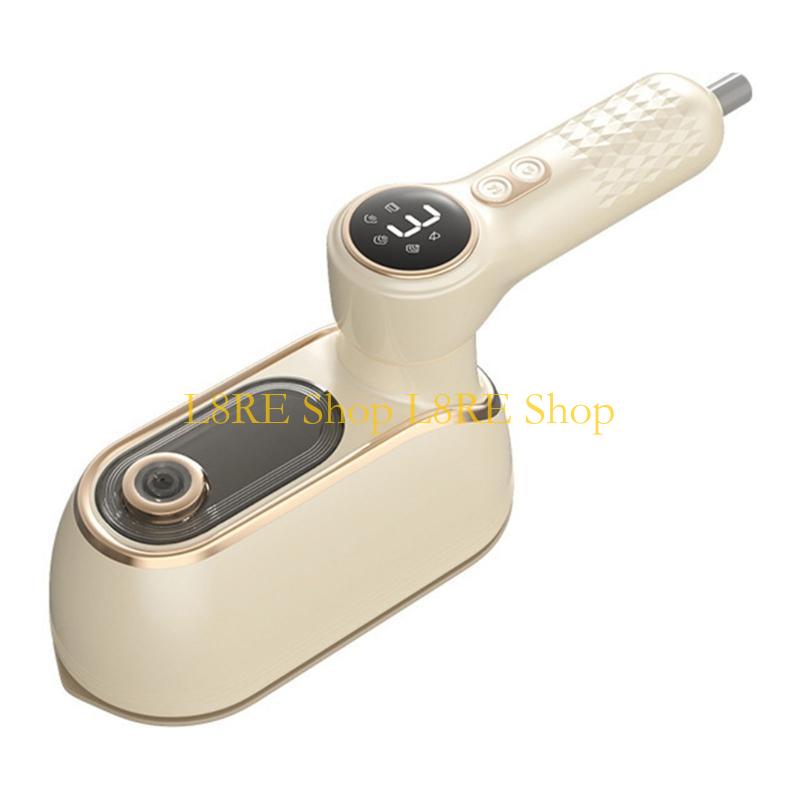 L8RE Steam Iron for Clothes Horizontal Vertical Steaming Dry Ironing 90° Rotatable Fast Heating Handheld Clothing Steamer