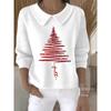 Womens Oversized Long Sleeve Crewneck Sweatshirt 2025 Fall Casual Pullover With 3D Print Acrylic Fabric