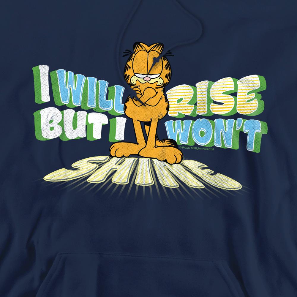 Garfield Mens Rise Not Shine Hoodie
