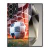 Samsung S26ULTRA Mobile Phone Case A90 Football S24 Tempered Glass Illustration A16 Black Protective Case A07