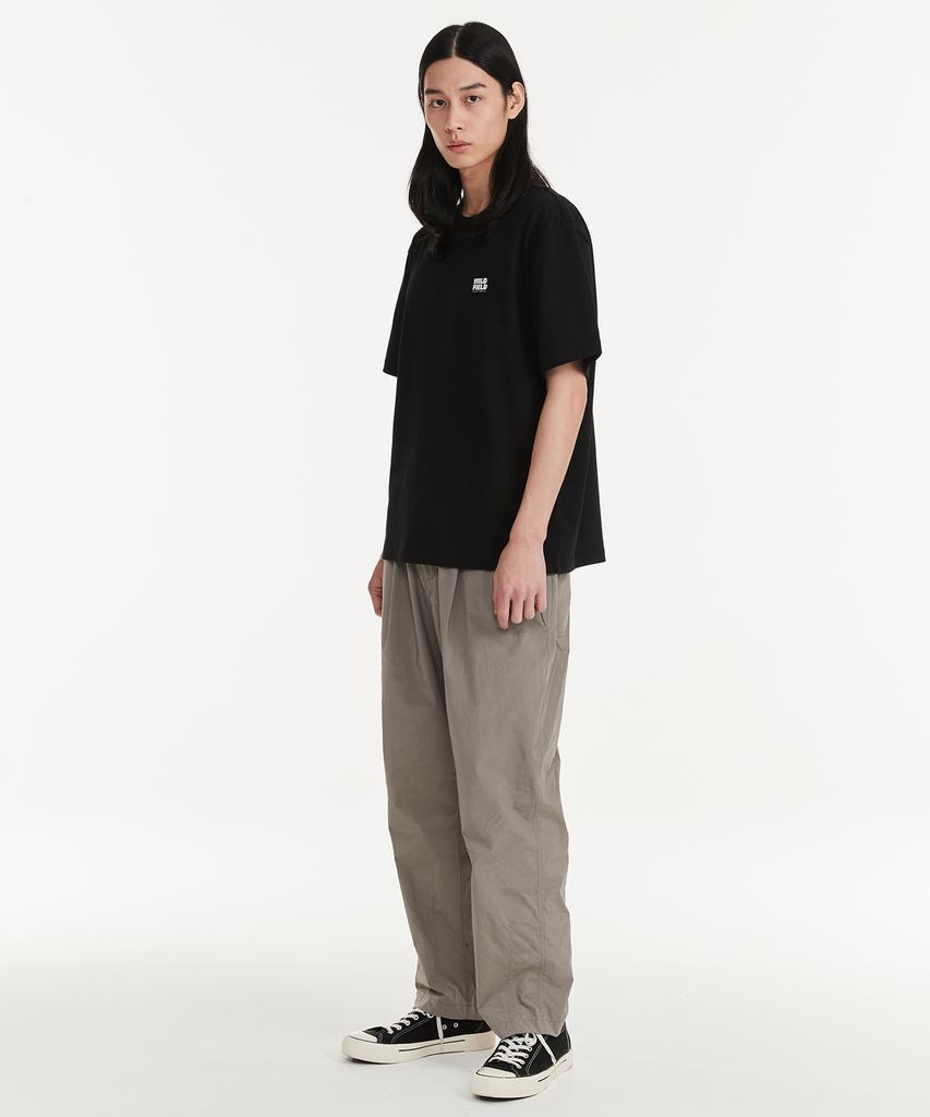 HELEMENT Henry One-Pleat Slacks (W/Grey)